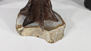 Amethyst Tree Of Life set on Agate Base, Tree Gemstone, Healing Gemstone tree, quartz tree, chakra tree