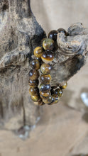 Load image into Gallery viewer, Tiger Eye Bracelet - Natural Healing Gemstone Grate for Gift Blue Tiger Eye -  Red Tiger Eye