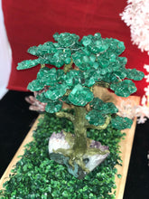 Load image into Gallery viewer, Green Aventurine with Amethyst Base