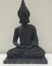 Load image into Gallery viewer, Shungite Buddha Sculpture, Home Zen Decoration