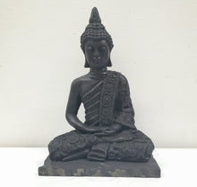 Load image into Gallery viewer, Shungite Buddha Sculpture, Home Zen Decoration