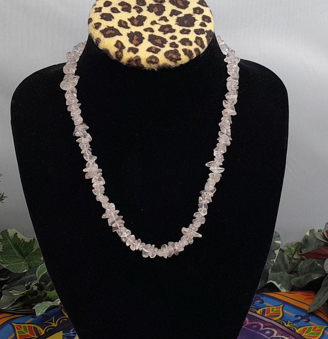 Rose Quartz Beads  Necklace
