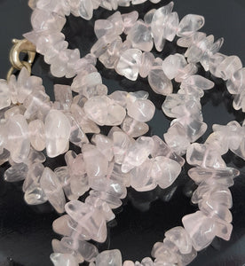 Rose Quartz Beads  Necklace